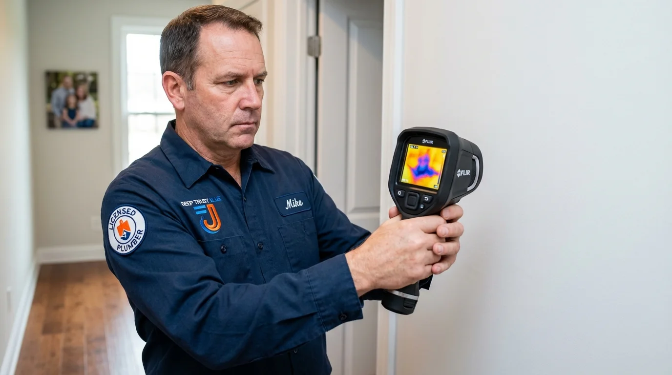 Thermal imaging leak detection by Johns Plumbing LLC in New Port Richey